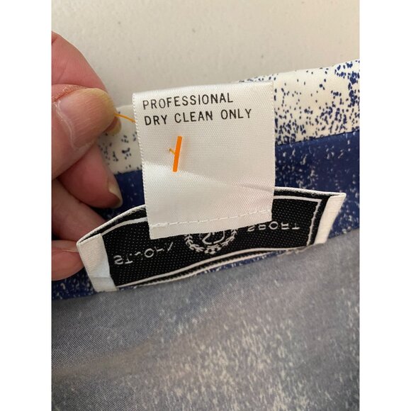 St. John Sport Marie Gray Lightweight Jacket Red White Blue Large - Picture 5 of 11